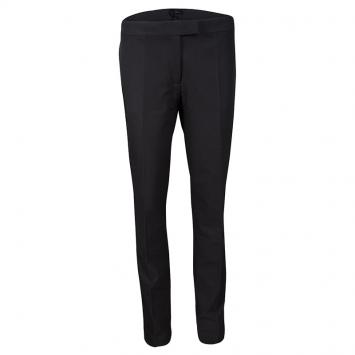 Pre Owned Joseph Black Stretch New Cotton Compact Finley Regular Fit Trousers M