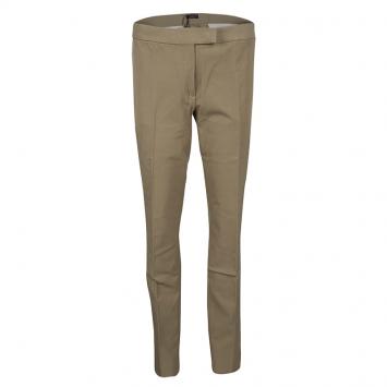 Pre Owned Joseph Almond Brown Stretch Gabardine Finley Regular Fit Trousers L