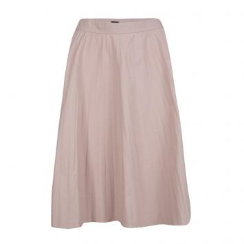 Pre Owned Joseph Pale Pink Cotton Poplin Pleated Hilde Skirt M