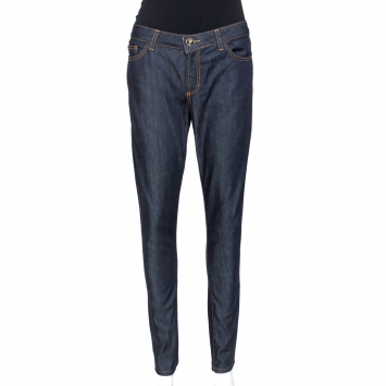 Pre Owned Just Cavalli Navy Blue Denim Slim Fit Jeans L