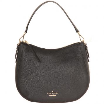 Pre Owned Kate Spade Black Leather Small Jackson Street Mylie Hobo
