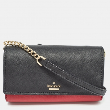 Pre Owned Kate Spade Tricolor Leather Cameron Street Clutch Bag