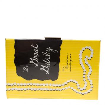 Pre Owned Kate Spade Yellow Plastic The Great Gatsby Book Clutch 