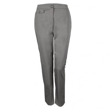 Pre Owned Kenzo Grey Cotton Tailored Trousers L