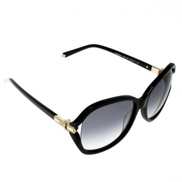 Pre Owned Korloff Black/Black Gradient KOR2031 Oversize Sunglasses