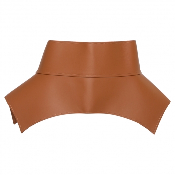 Pre Owned Loewe Brown Leather Obi Corset Belt L