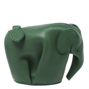 Pre Owned Loewe Elephant Coin Pouch
