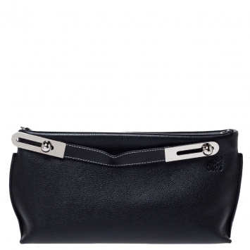 Pre Owned Loewe Black Leather Missy Crossbody Bag