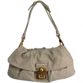 Pre Owned Marc By Marc Jacobs Light Beige Leather Handbag