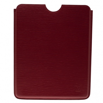 Pre Owned Louis Vuitton Carmine Epi Leather iPad Case