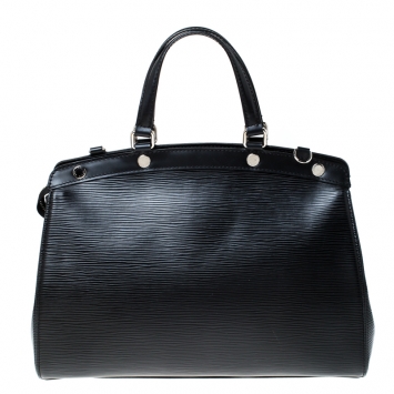 Pre Owned Louis Vuitton Black Epi Leather Brea MM Bag