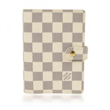 Pre Owned Louis Vuitton Damier Azur Agenda Cover
