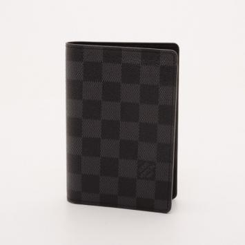 Pre Owned Louis Vuitton Damier Graphite Passport Case