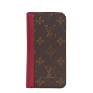 Pre Owned Louis Vuitton Brown Monogram Canvas Folio iPhone Cover