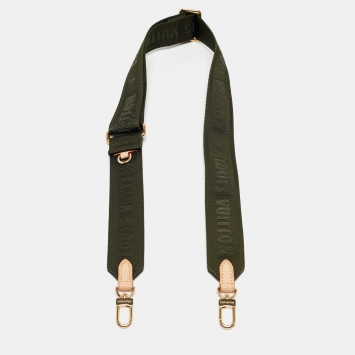 Pre Owned Louis Vuitton Kaki Monogram Bandouliere Shoulder Bag Strap