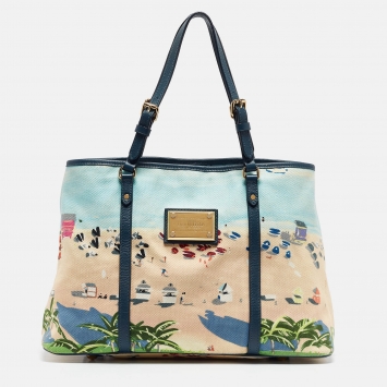 Pre Owned Louis Vuitton Multicolor Canvas Escale Ailleurs Cabas PM Bag