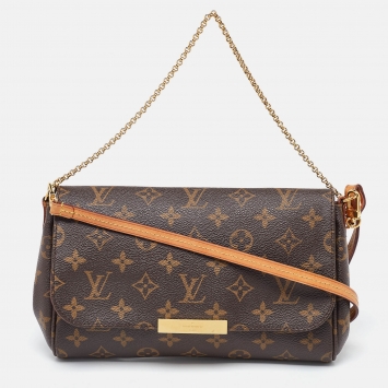 Pre Owned Louis Vuitton Monogram Canvas Favorite MM Bag