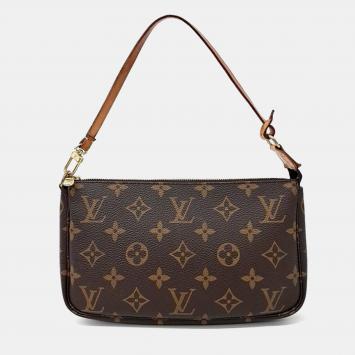 Pre Owned Louis Vuitton Monogram Pochette Axesua Bag