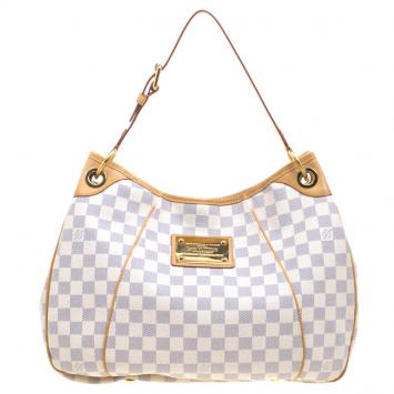 Pre Owned Louis Vuitton Damier Azur Canvas Galleria PM Bag