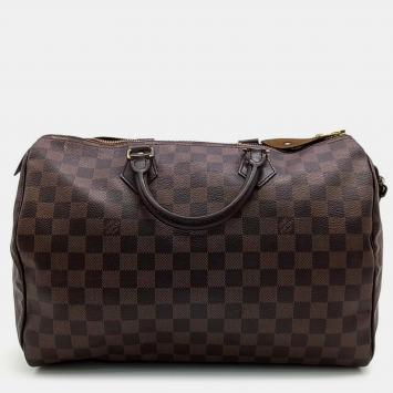Pre Owned Louis Vuitton Damier Speedy 35 Bag