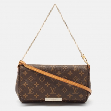 Pre Owned Louis Vuitton Monogram Canvas Favorite MM Bag
