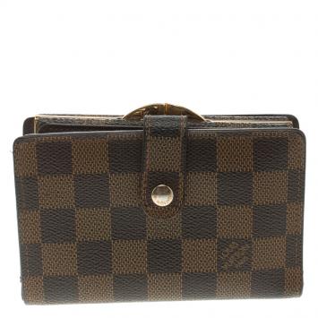 Pre Owned Louis Vuitton Monogram Canvas Port Feuille Vienoise French Purse Wallet