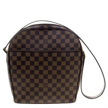 Pre Owned Louis Vuitton Damier Ebene Canvas Ipanema GM Bag
