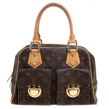 Pre Owned Louis Vuitton Monogram Canvas Manhattan PM Bag