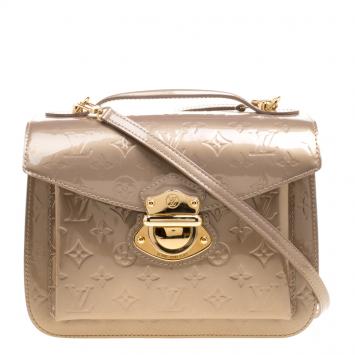 مملوكة مسبقًا Louis Vuitton Beige Poudre Monogram Vernis Romaine Bag