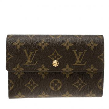 Pre Owned Louis Vuitton Monogram Canvas Alexandra Wallet