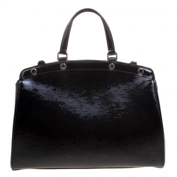 Pre Owned Louis Vuitton Black Electric Epi Leather Brea MM Bag