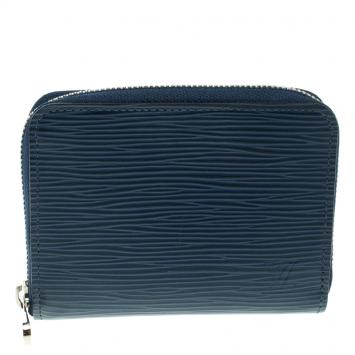Pre Owned Louis Vuitton Saphir Epi Leather Zippy Coin Wallet