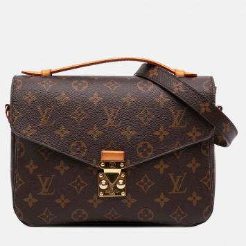 Louis Vuitton Brown Monogram Pochette Metis