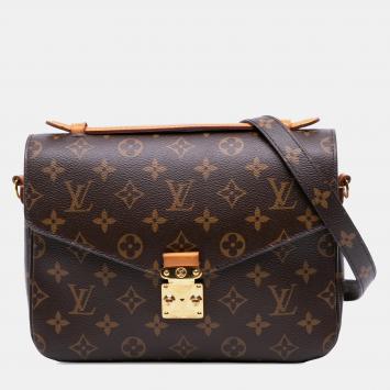 Louis Vuitton Brown Monogram Pochette Metis