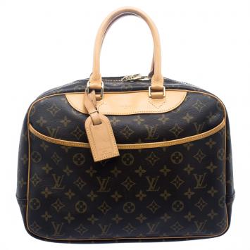 Pre Owned Louis Vuitton Monogram Canvas Deauville Bag