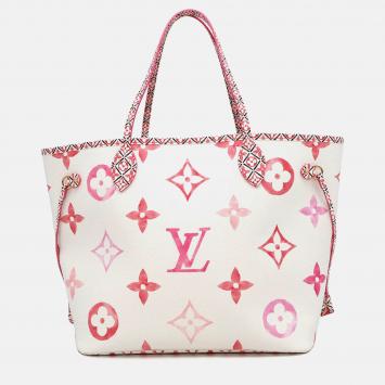 Louis Vuitton Neverfull Rose Monogram Visor Pool Size Mm
