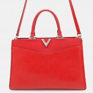 Louis Vuitton Very Zip Tote Ruby Leather Monogram