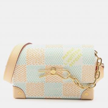 Louis Vuitton White Damier Heritage Steamer Wearable Wallet