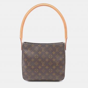 Louis Vuitton Looping MM Brown Monogram Canvas One Shoulder Bag