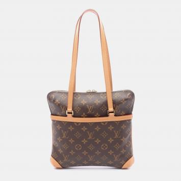 Louis Vuitton Coussin GM Brown Monogram Canvas Leather Shoulder Bag