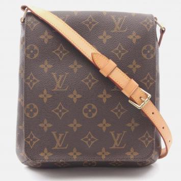 Pre Owned Louis Vuitton Musette Salsa Short Strap Monogram