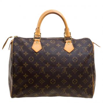 Pre Owned Louis Vuitton Monogram Canvas Speedy 30