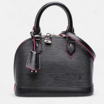 Pre Owned Louis Vuitton Black Epi Alma BB