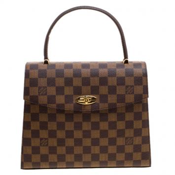 مملوكة مسبقًا Louis Vuitton Damier Ebene Canvas Malesherbes Top Handle Bag