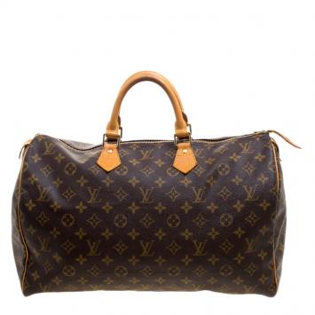 Pre Owned Louis Vuitton Monogram Canvas Speedy 40 