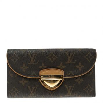 Pre Owned Louis Vuitton Monogram Canvas Eugenie Wallet