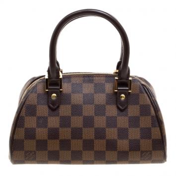 Pre Owned Louis Vuitton Damier Ebene Canvas Mini Ribera Bag