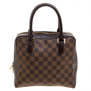Pre Owned Louis Vuitton Damier Ebene Canvas Brera Bag