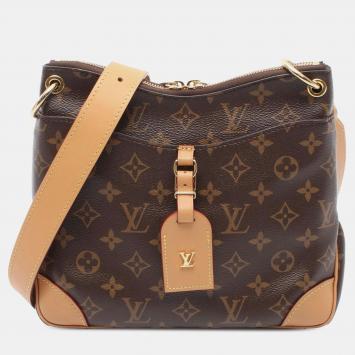Pre Owned Louis Vuitton Brown Monogram Odeon PM