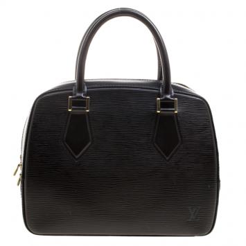 Pre Owned Louis Vuitton Black Epi Leather Sablons Bag